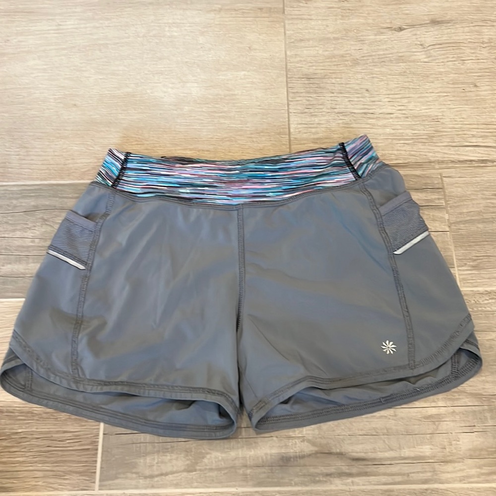 Athleta shorts with liner XL 14